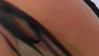 Blonde Big Tits MILF Tia Layne Rides Her Studs Big White Cock and Gets Her Nylons Covered in Cum