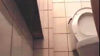Fucking a Co-worker in the Bathroom