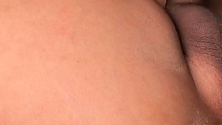Big Tits Tranny Jerking her Big Hard Cock