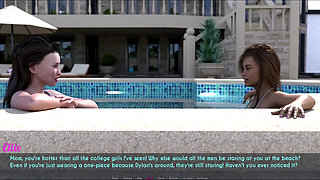 Day 3 - Free - Part 3 - Ellie and Sophia Had a Wonderful Time at the Swimming Pool