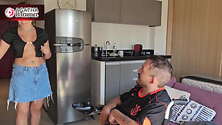 Me, Agatha Mama in a Cleaning Lady in a Short Skirt Cleaning Becomes a Wild Fuck with a Perverted Wheelchair User!
