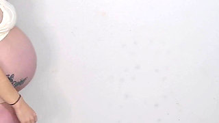 Empty Those Balls for My Milky Tits 9months Pregnant