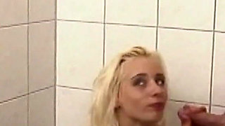 Blonde Babe From Germany Got Ass Fucked in the Shower
