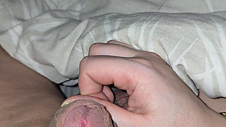 Step Mom Gives Step Son A Morning Handjob eith her tiny hands!