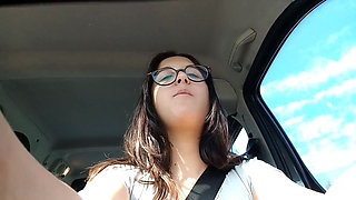 Doing Big Bubbles Next to My Uber Driver - Bunny Looner