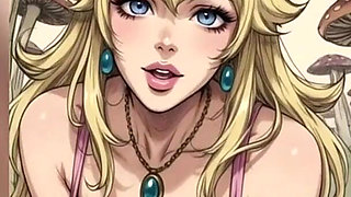 Gol Topless Animation Hot Princess Peach