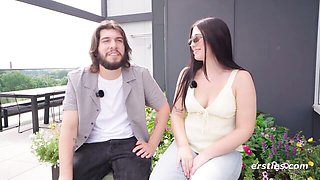 Hairy and Shaved Brunettes Trade 69s