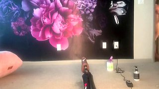 Simone Steeles Lesbian Fuck Machine Squirt