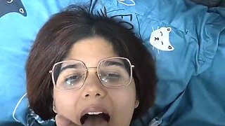 Filling Your Mouth and Face with Live Milk