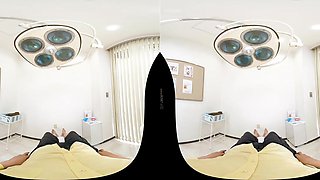 Japanese nurse shares vr short hair pov sensual thrills