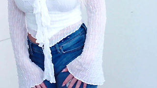 Busty Step Mom Begs for a Creampie After Taking the Condom off!!! - Multiple BBC Creampies