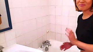 Sexy Thai Girl rides him in a hot cowgirl position