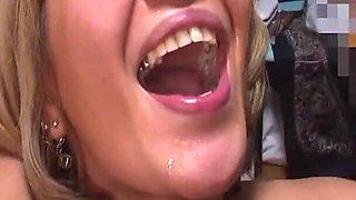 Cowgirl Loving Black Gal Natsu Drenched in Endless White Release. - 3