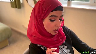 Tries Not to Swallow Her Stepbrothers Cum
