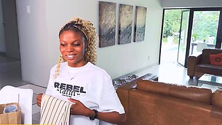 I made this EBONY TEEN cum hard