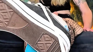 67 Giantess School Bully Tricks Nerd Into Worshiping My Massive Size 16 Stinky Feet - Shoe & Sock Removal