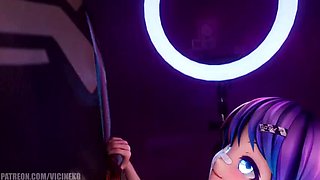 Big Cock Creampie & Cumshot in Tight Pussy - 3D Anime Animation