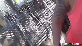 Povlife hot Big Tits dark haired teenager mika sparx Big Cock pov h