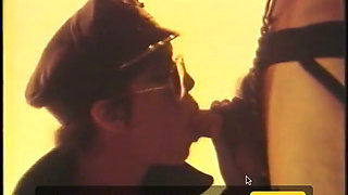 Hot cock sucking slut rides cock while giving guy head