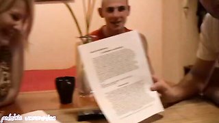 Polish classroom lesson turns into a threesome