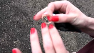 Hot blonde teen tiffany fox strips and masturbates