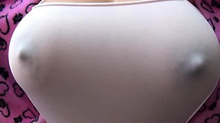 AMATEUR CHUBBY PLAYS WITH PUSSY BIG BOOBS