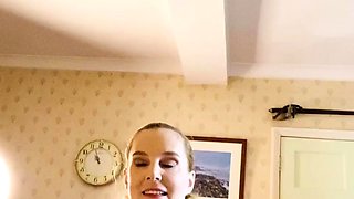 Lovely Blonde With Tight Pussy Masturbate Solo