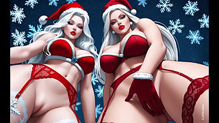 Santa Claus Sexy Pose NSFW Version (ai Animation)