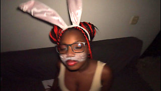 Walking Around Like This All Day Apparently Big Ass Easter Bunny Wants Her Big Tasty Yummy Carrot Take Tits Out - Mastermeat1