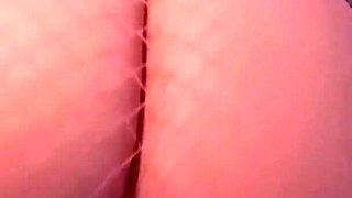 Artemisia Love Making Her Sexy Ass Bounce for You While Wearing Fishnet Stockings