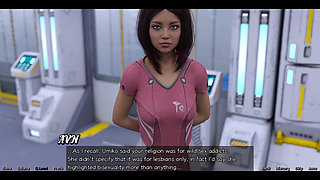 Stranded in Space - Bisexual Girl Next Door Wants to Talk with Me