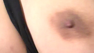 bounces her huge tits very delicious