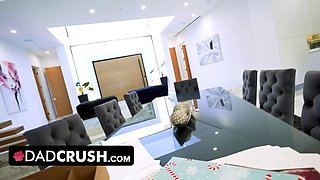 Stepdad can\u2019t believe how great his stepdaughter\u2019s innocent cunt feels & how naturally she rails dick