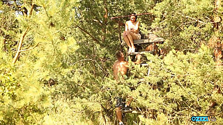 A Sweet Outdoor Getaway Date in a Treehouse and Passionate Kissing with His True Soulmate