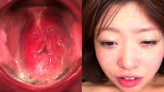 Japanese teens pussy toying
