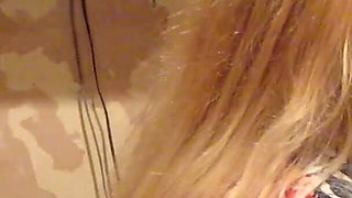 Amateur Blonde at a Gloryhole