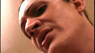 Trans Person at an Audition Masturbates Their Ass with a Large Rubber Cock.