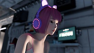 Catgirl Io Gets Her Tight Ass Fucked Hard on Nexus 3