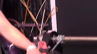 Lady Medea Mercyless Hard Cock Waxing on the Rack
