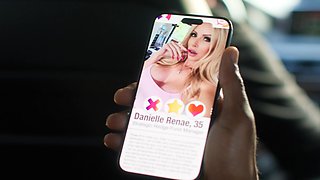 Blonde milf Danielle Renae takes on massive bbc