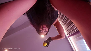 Asian Giantess - Crush Me with Little Balls