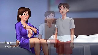 Korean Big Mom Hot Summer Saga - Animated Hentai Sex Story
