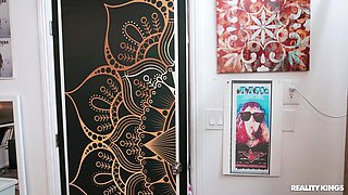 Crazy College GFs Interracial Adventure - Sneaky Dorm Room Switcheroo with Vanna Bardot