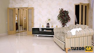 Tutor4k. he brings cake for a teacher but it turns into grubby hardcore as a paycheck