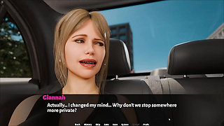 Secretary Girl Giving Deepthroat Blowjob To Boss Huge Cock In Car