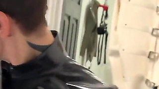 Hammering His Balls to the Wood Board, Fucking That Dick & Pissing on It (pov)