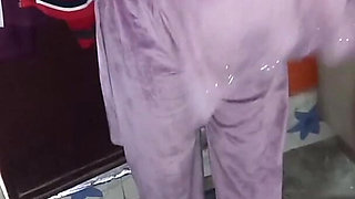 Panjabi Bhabhi Having Change Her Dress.