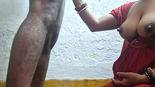 Beutiful Sister in Law Giving Best Blowjob and Riding on Dick