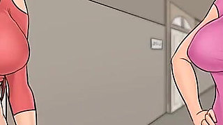 Eva's Ecstasy Gameplay #05 Busty Redhead Is Trained by the Boss to Be Submissive.