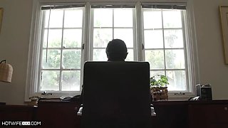 HotwifeXXX - Big Ass Big Tit MILF Fucks Throbbing Office Cock (Elizabeth Skylar)